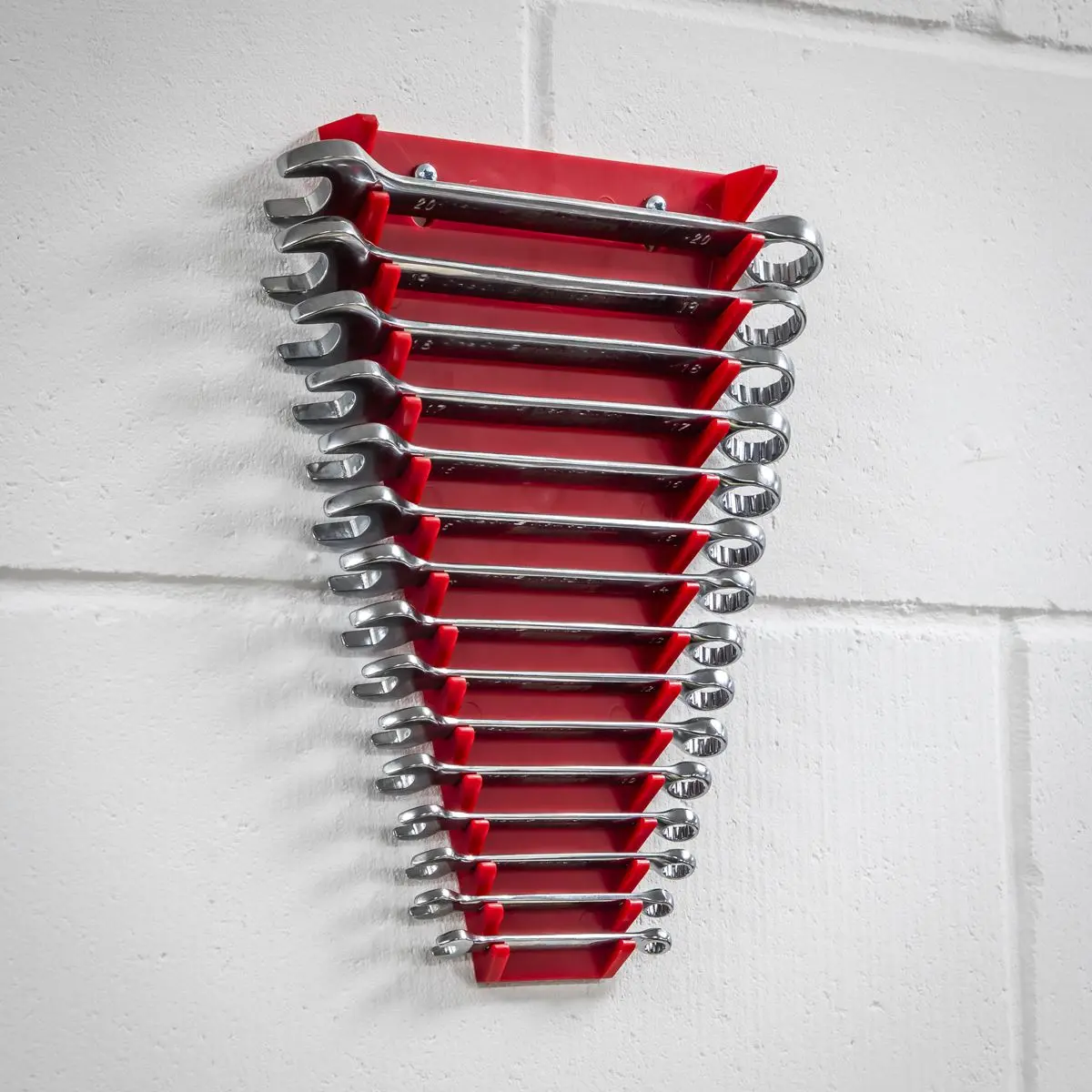 Sealey 15 Capacity Spanner Rack Storage Holder Organiser Hanger - Image 7