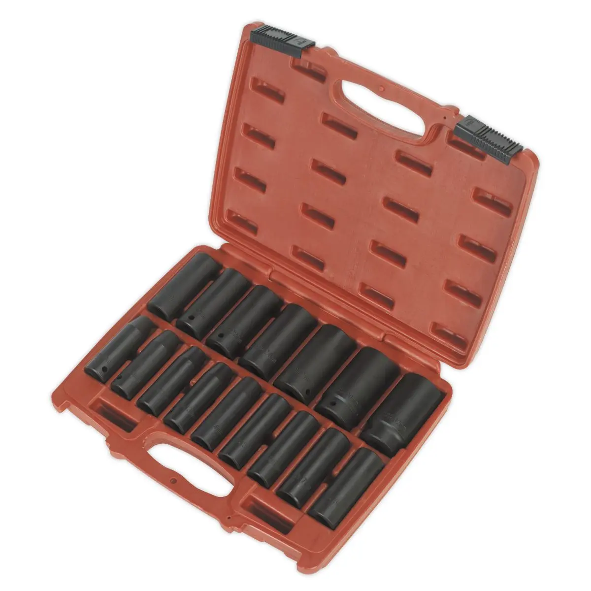 Sealey Premier 16 Piece 1/2" Drive Deep Impact Socket Set 10-32mm - Image 5