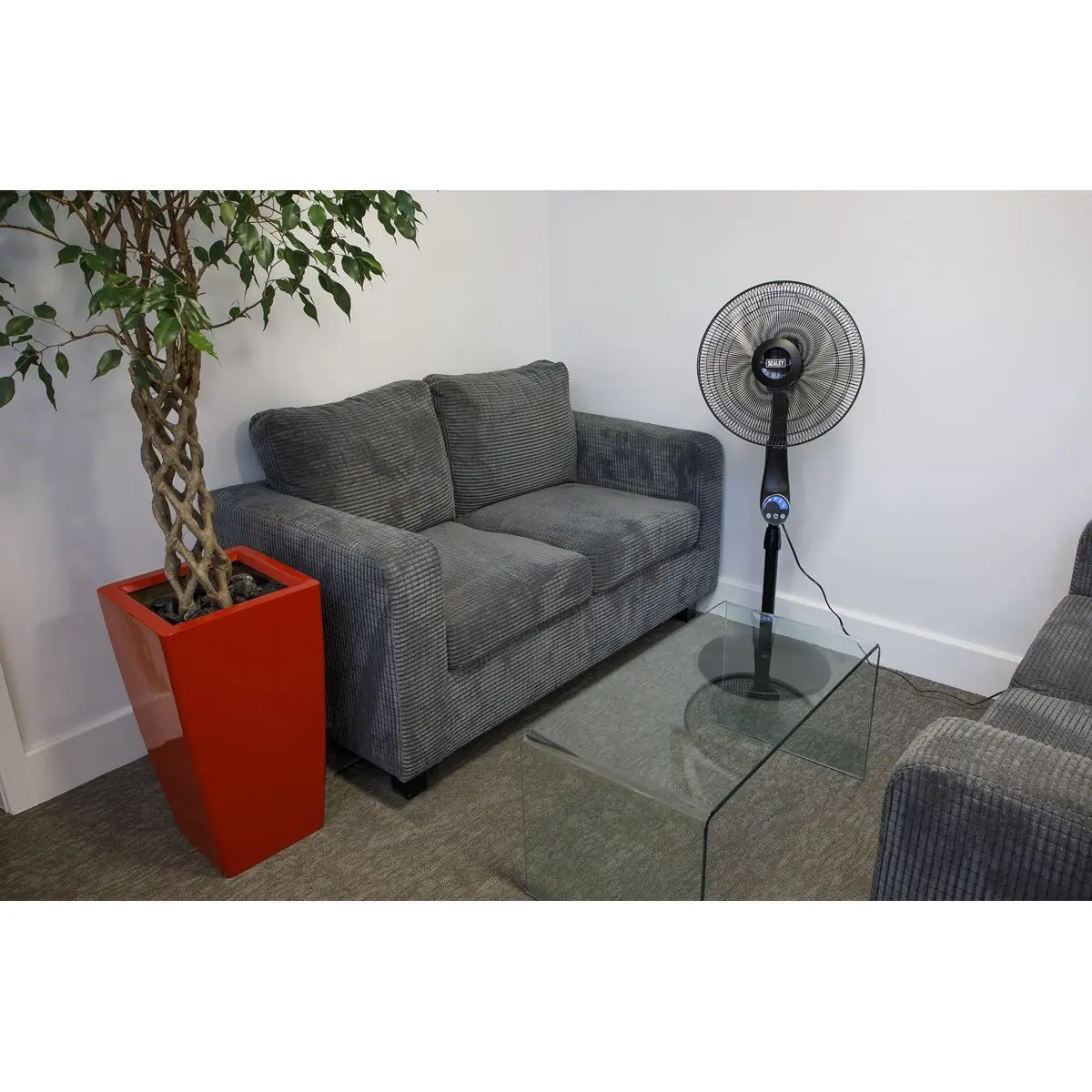 Sealey 16" Quiet High Performance Oscillating Pedestal Fan - Image 4
