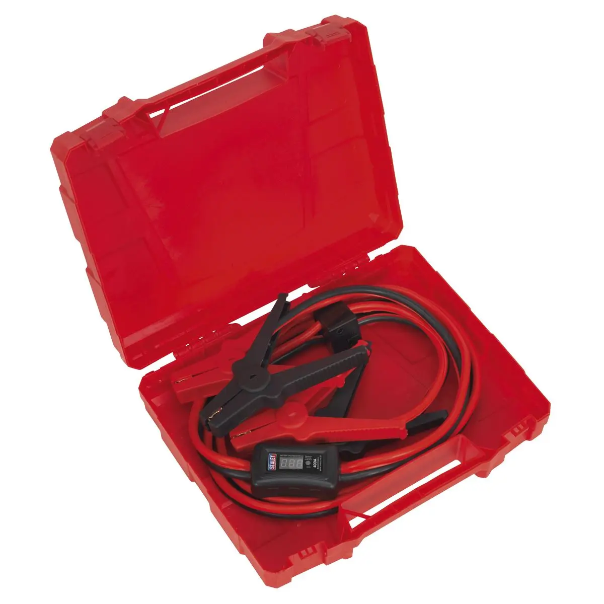 Sealey 16mm x 3m Booster Cables CCA 400A with Electronics Protection Case LED - Image 2