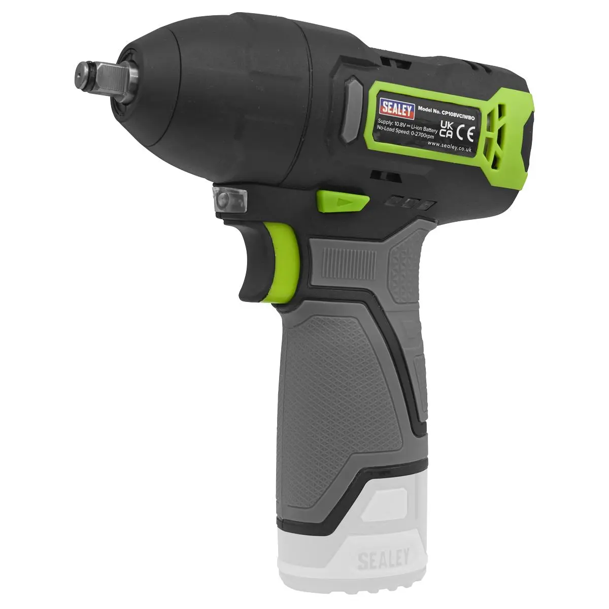 Sealey 2 x 10.8V SV10.8 Series Impact Wrench & Ratchet Wrench Kit - Image 4
