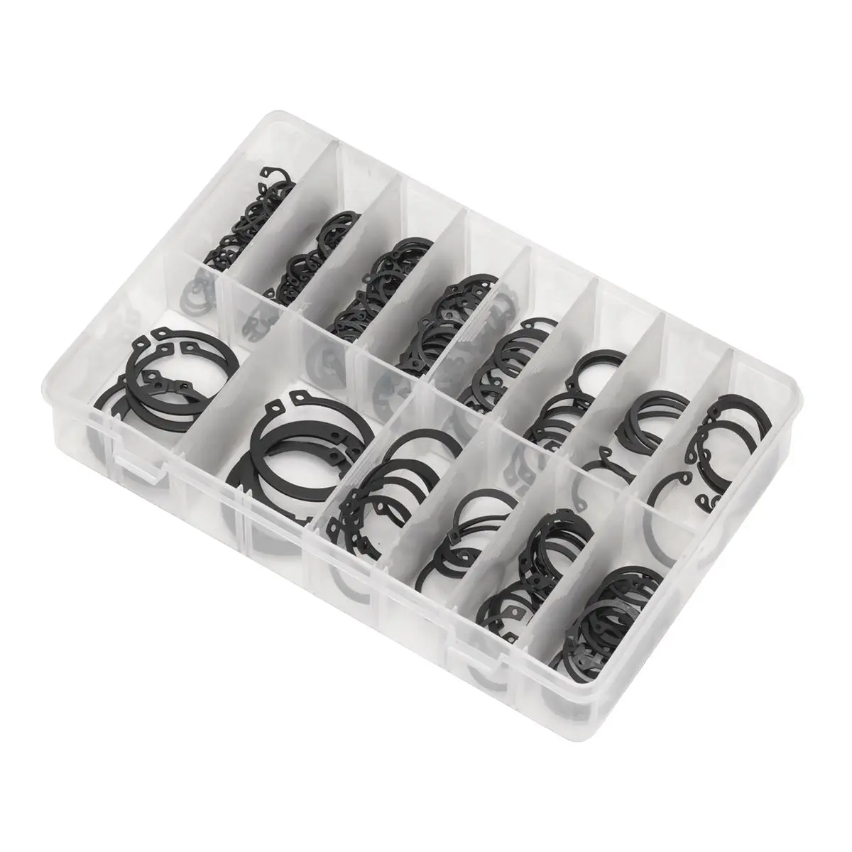 Sealey 200 Piece Internal and External Circlip Assortment Metric - Image 5
