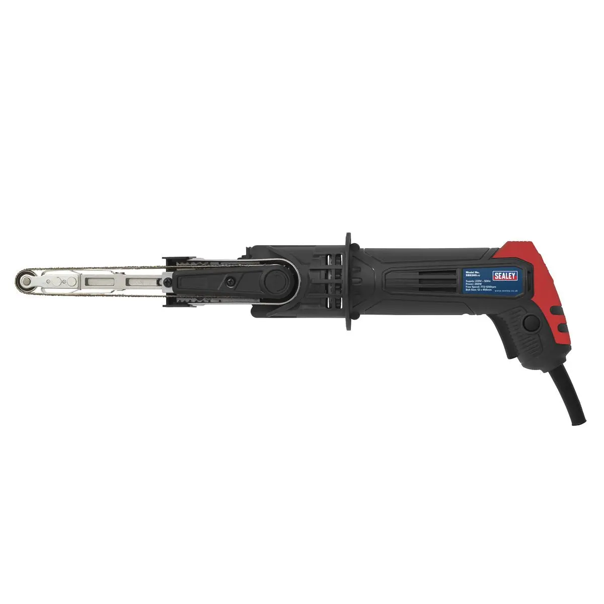 Sealey 260W Variable Speed Adjustable Arm Belt Sander 12 x 456mm Bodyshops - Image 4