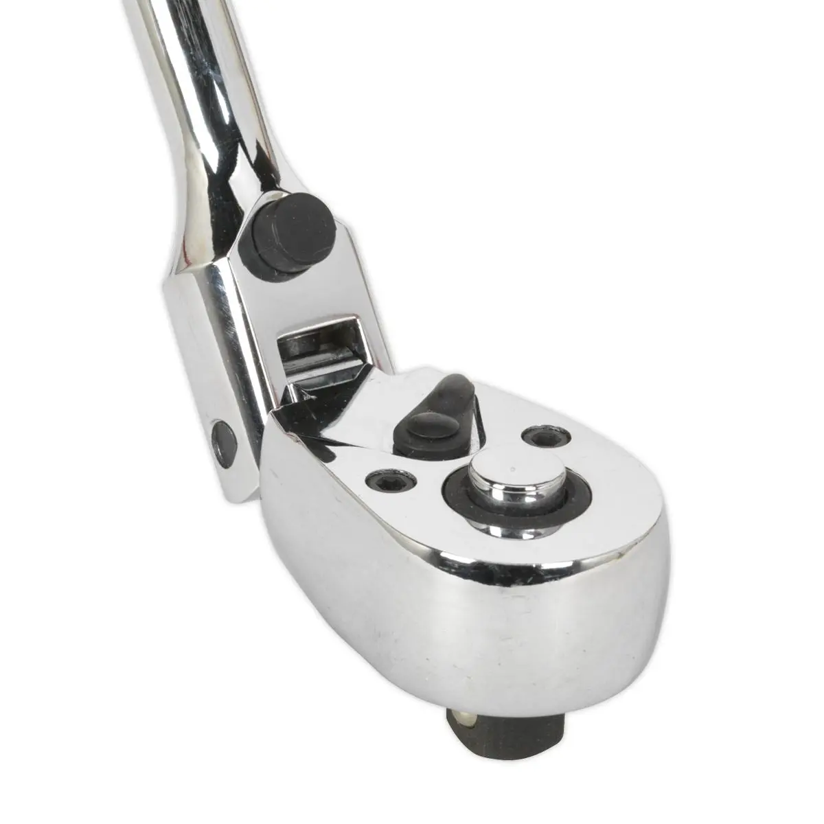 Sealey 3/8" Flexi-Head Extendable Ratchet Handle Socket Wrench 72 Tooth - Image 4