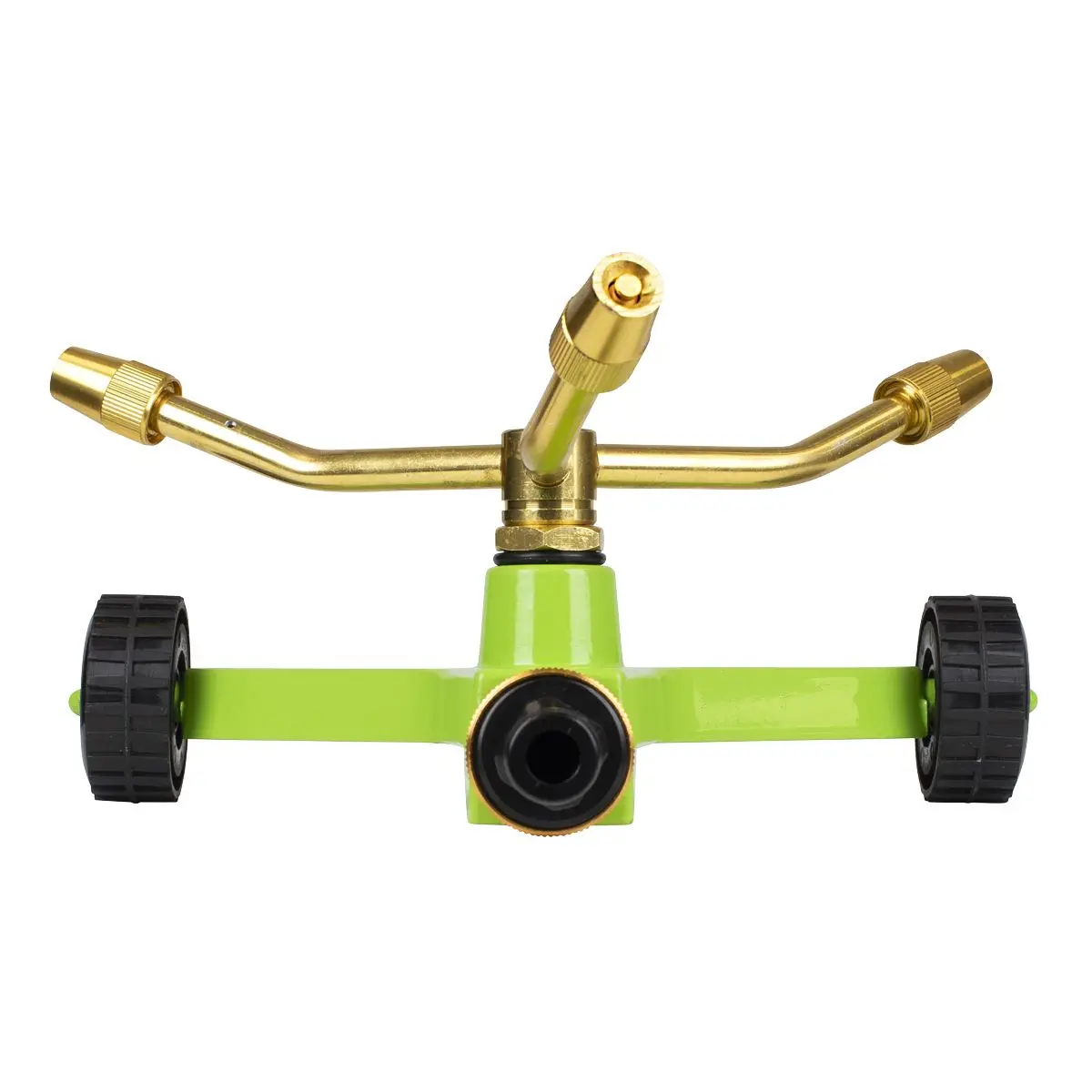 Sealey 3-Arm Brass Sprinkler with Metal Wheeled Base - Image 5