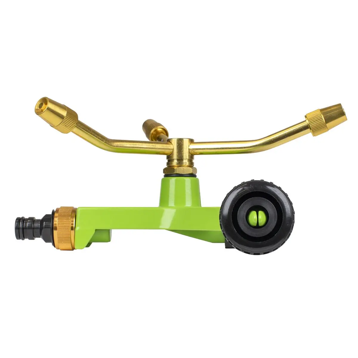 Sealey 3-Arm Brass Sprinkler with Metal Wheeled Base - Image 6