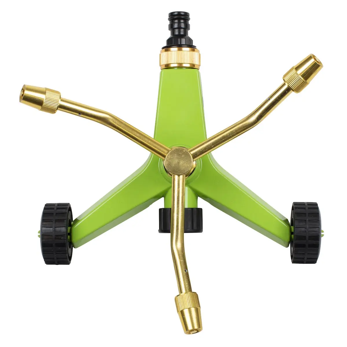 Sealey 3-Arm Brass Sprinkler with Metal Wheeled Base - Image 7