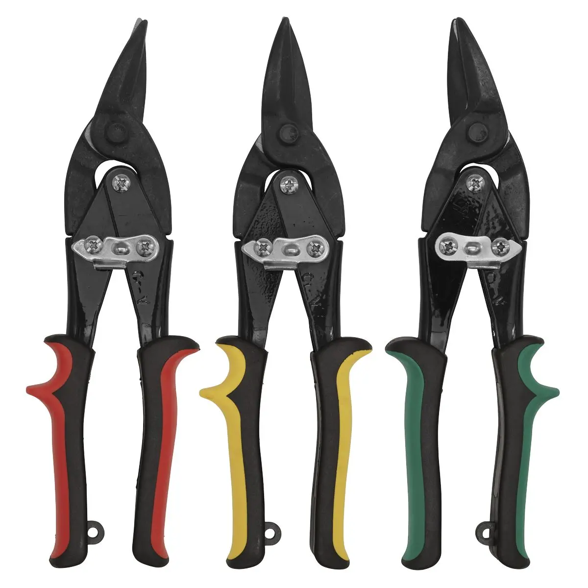Sealey 3 Piece Aviation Tin Snip Set - Image 3
