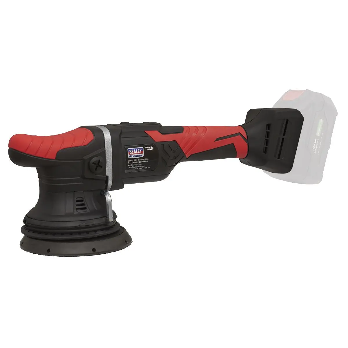 Sealey 3 x 20V SV20 Series Cordless Car Valeting Combo Kit - 2 Batteries - Image 4