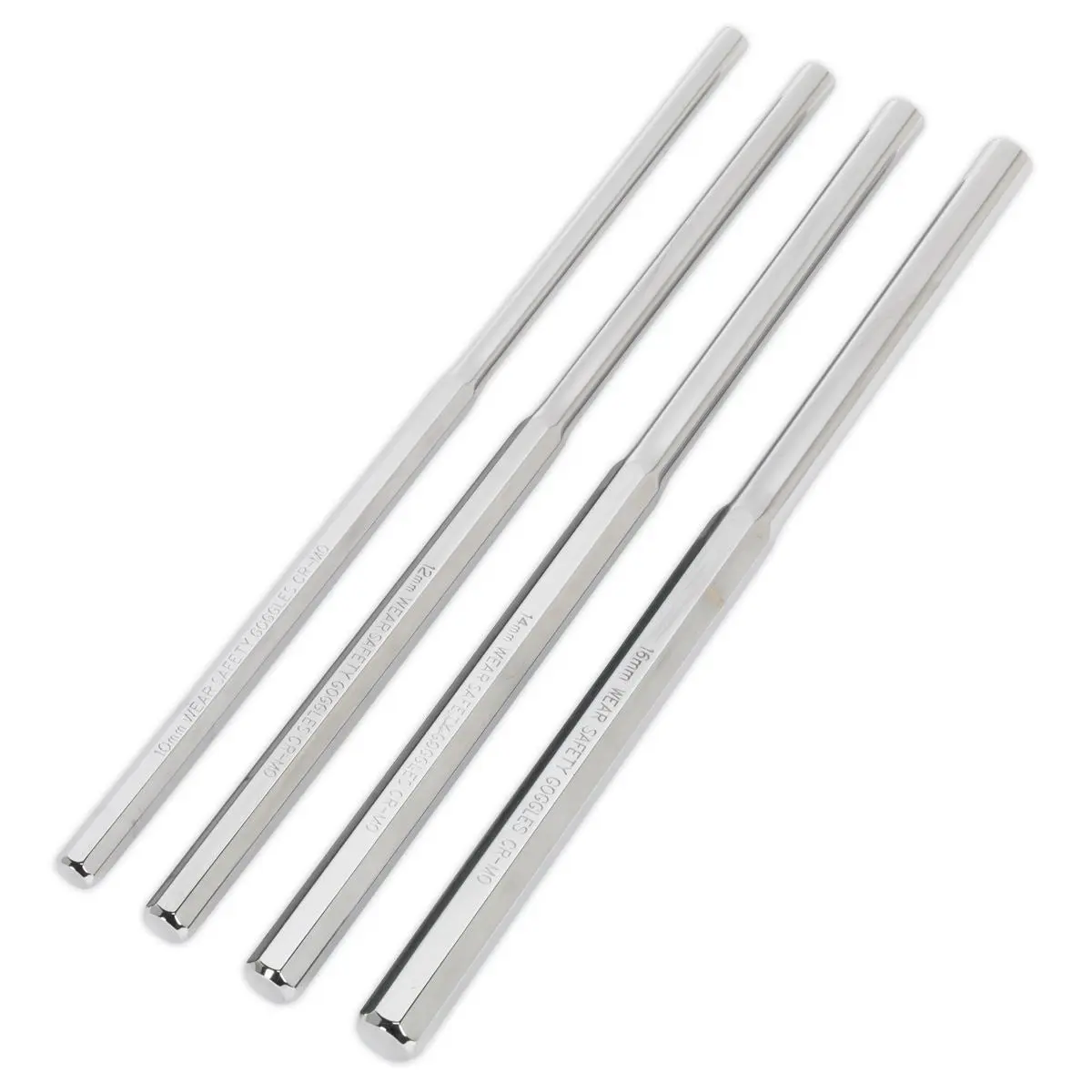 Sealey 4 Piece Extra Long Parallel Pin Punch Set Tool Roll Commercial Industrial - Image 5