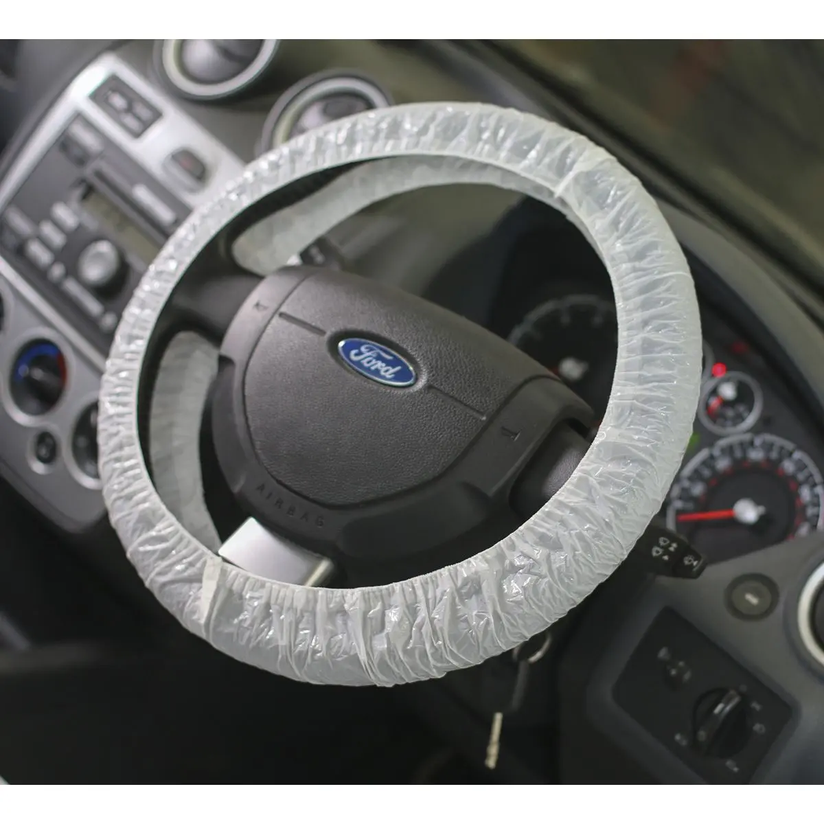 Sealey 5 in 1 Disposable Car Interior Protection Kit - Box of 50 Sets Seat Cover - Image 7