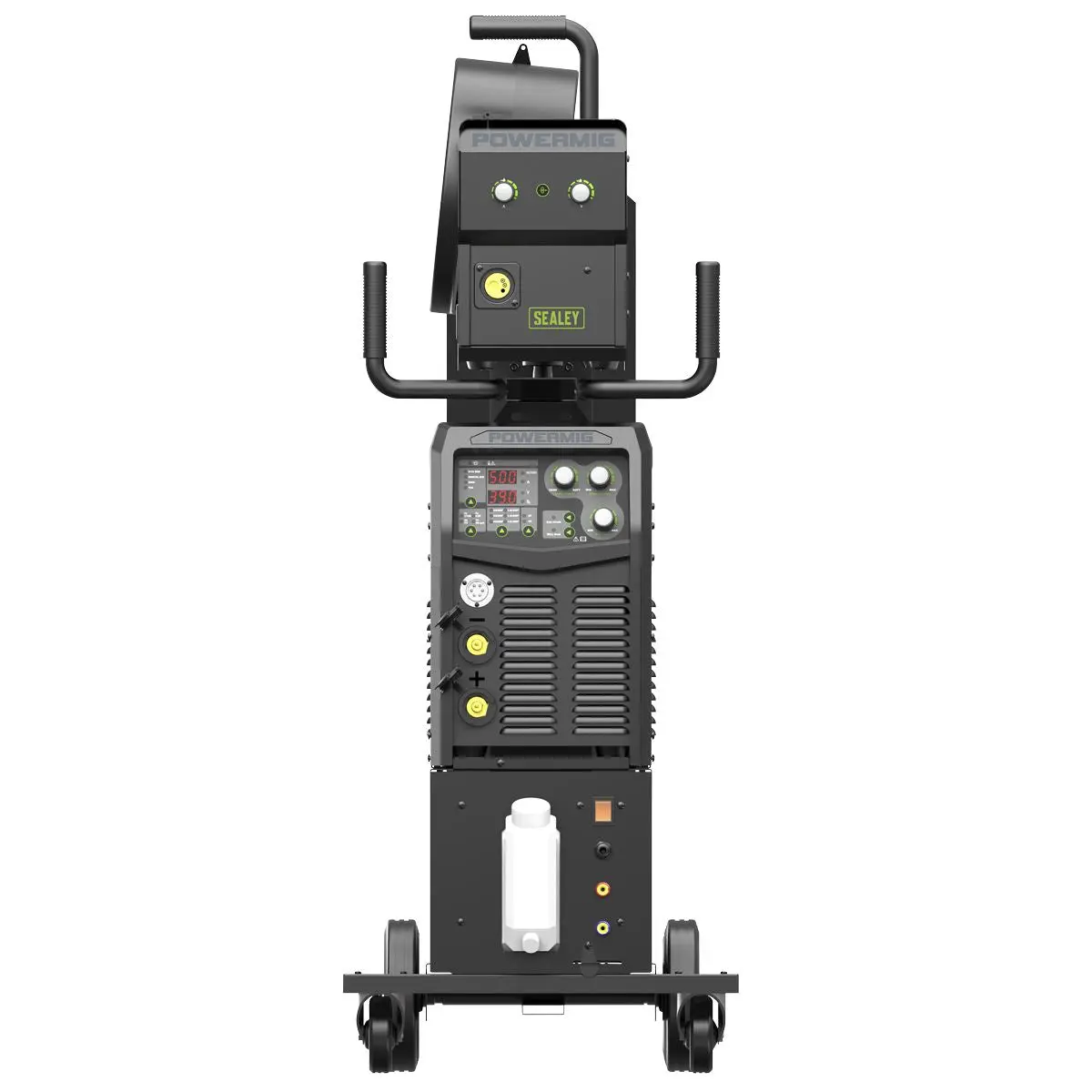 Sealey 500A Professional Gas/Gasless MIG/MMA/TIG Inverter Welder With Portable Wire Feeder & Water Cooler 415V 3ph - Image 2