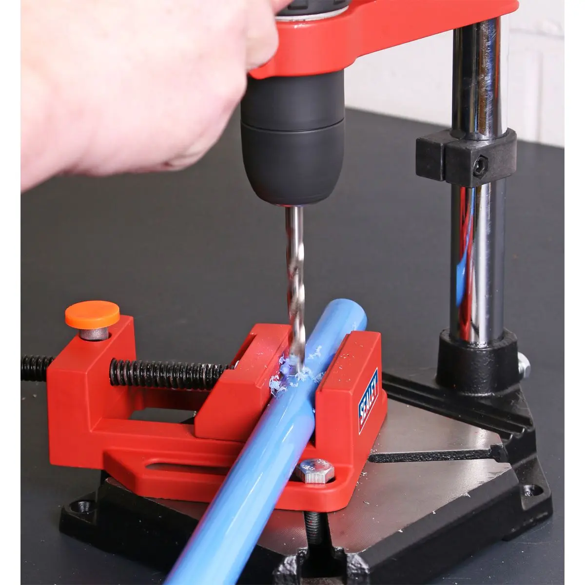 Sealey 500mm Drill Stand with Cast Iron Base and 65mm Vice - Image 11