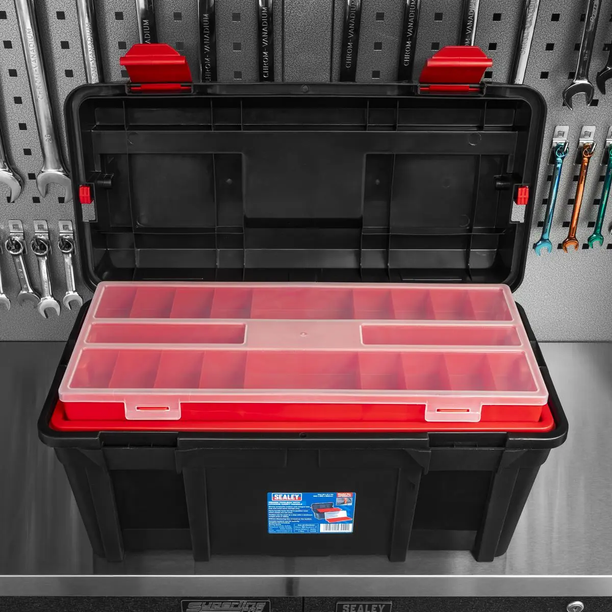 Sealey Toolbox with Locking Carry Handle 580mm - Image 11