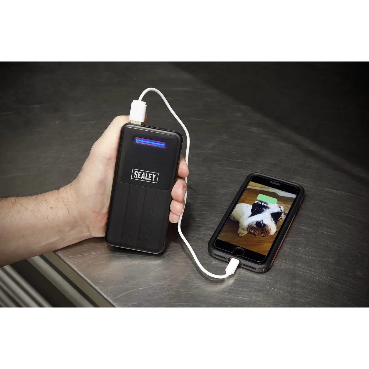 Sealey 5V Heated Rain Jacket with Power Bank 20Ah - Large - Image 14