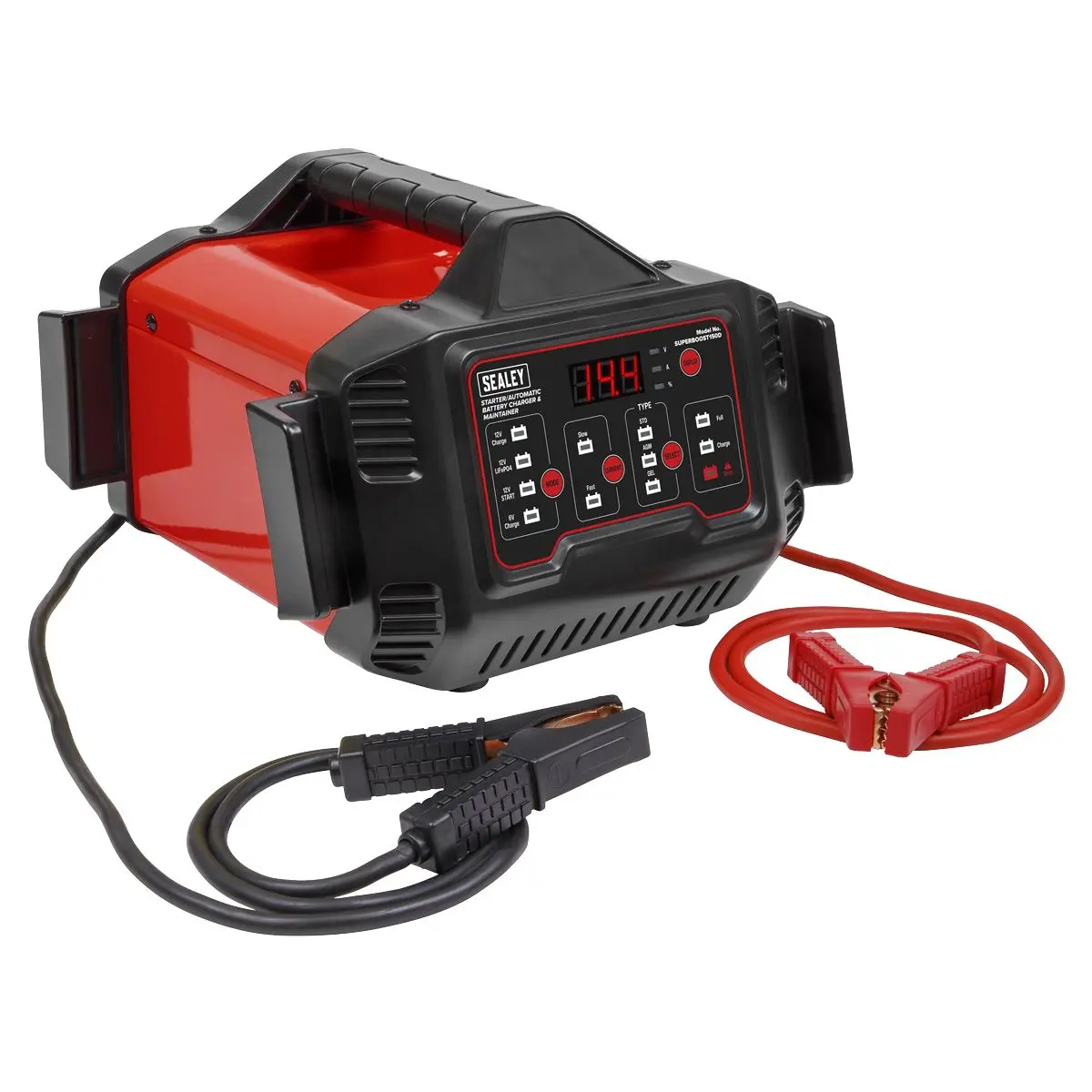 Sealey 6/12V 150A Starter/15A Automatic Battery Charger & Maintainer - Image 5