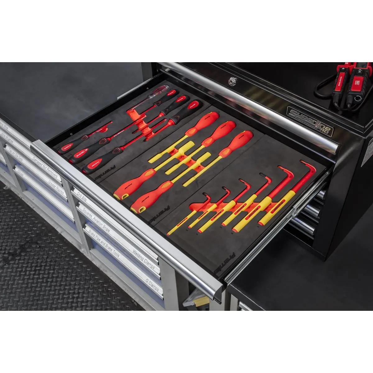 Sealey 63pc Insulated Tool Kit with 5 Drawer Topchest - Image 13