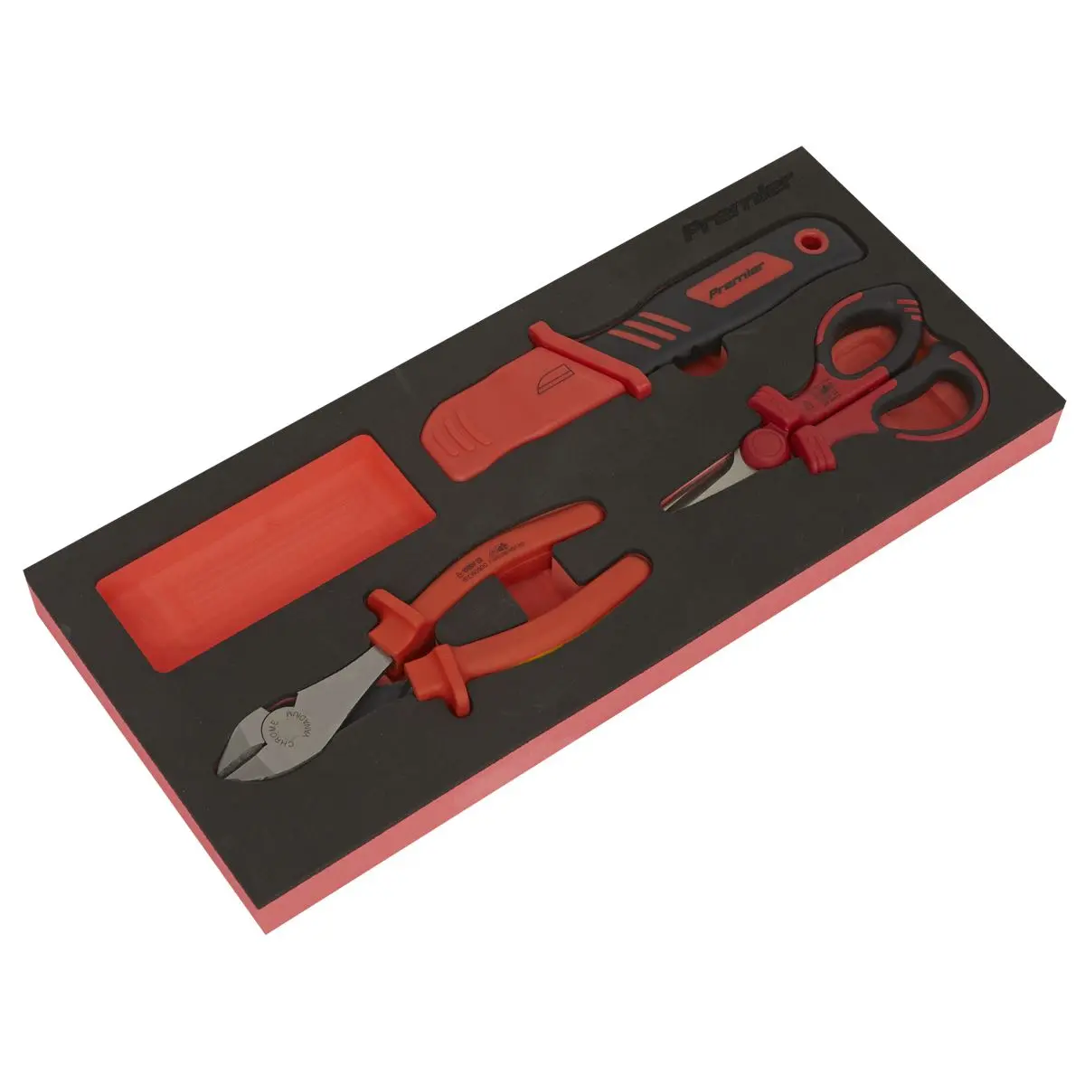 Sealey 63pc Insulated Tool Kit with 7 Drawer Rollcab - Image 3