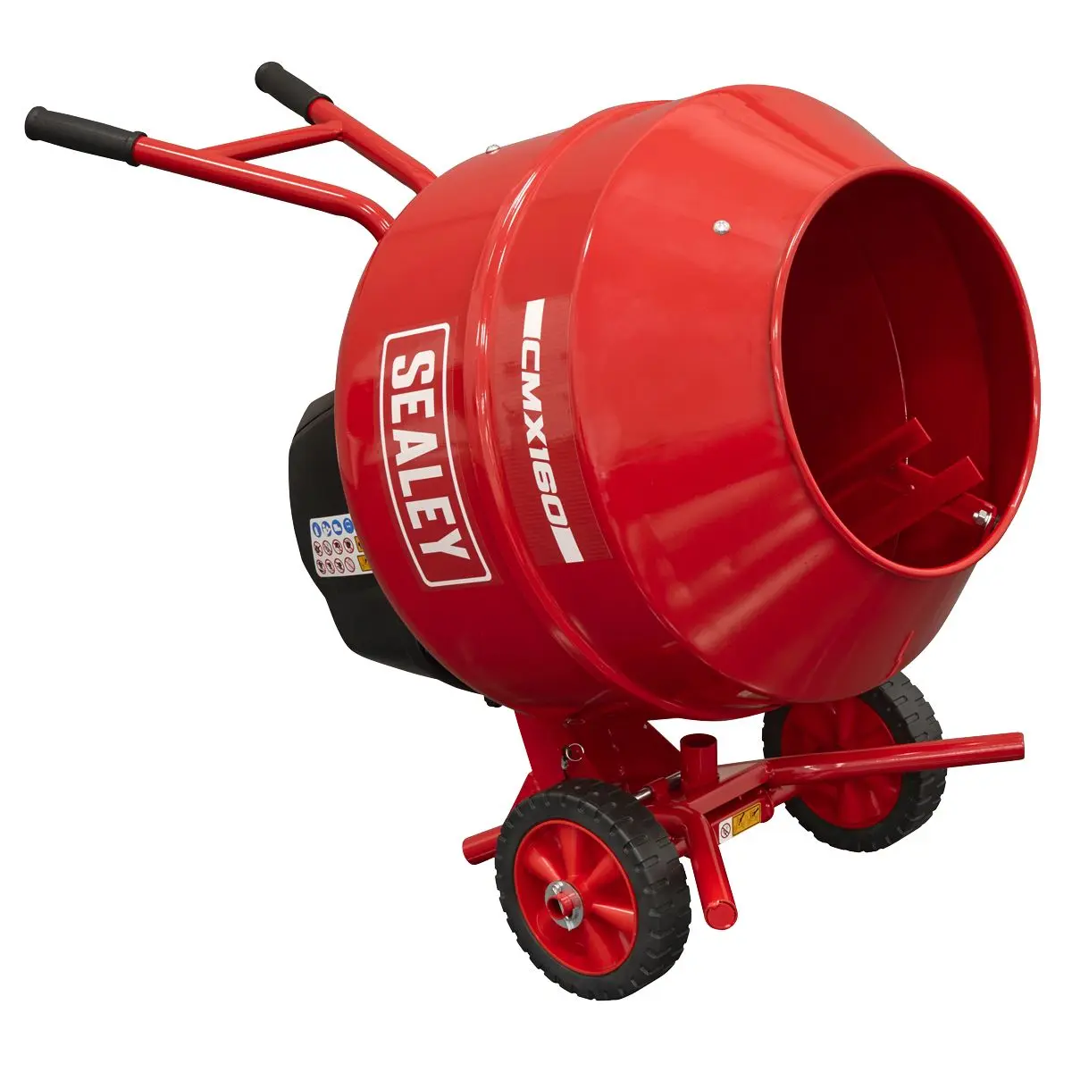 Sealey 160L Cement Mixer with Stand 650W - Image 2