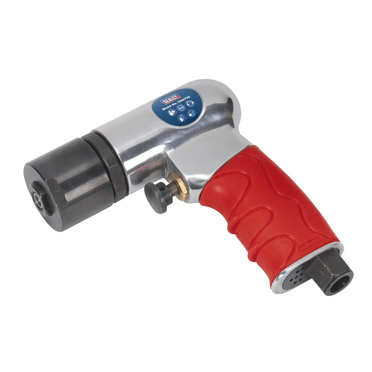 Sealey 75mm Mini Air Polisher 1/4" BSP Hook & Loop Buffing Polishing - Image 6