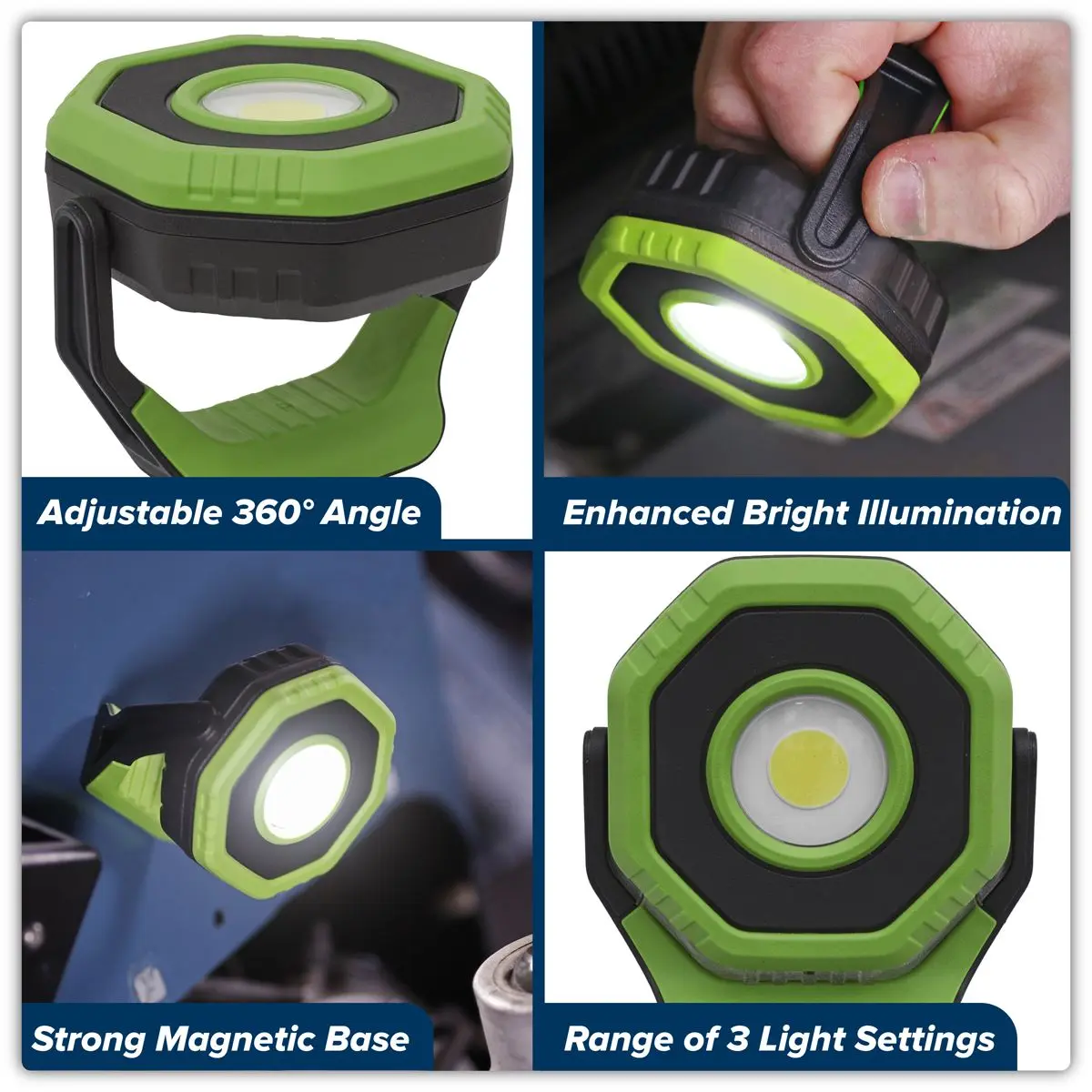 Sealey 7W COB LED 360° Rechargeable Pocket Floodlight with Magnet 700 Lumens - Image 14