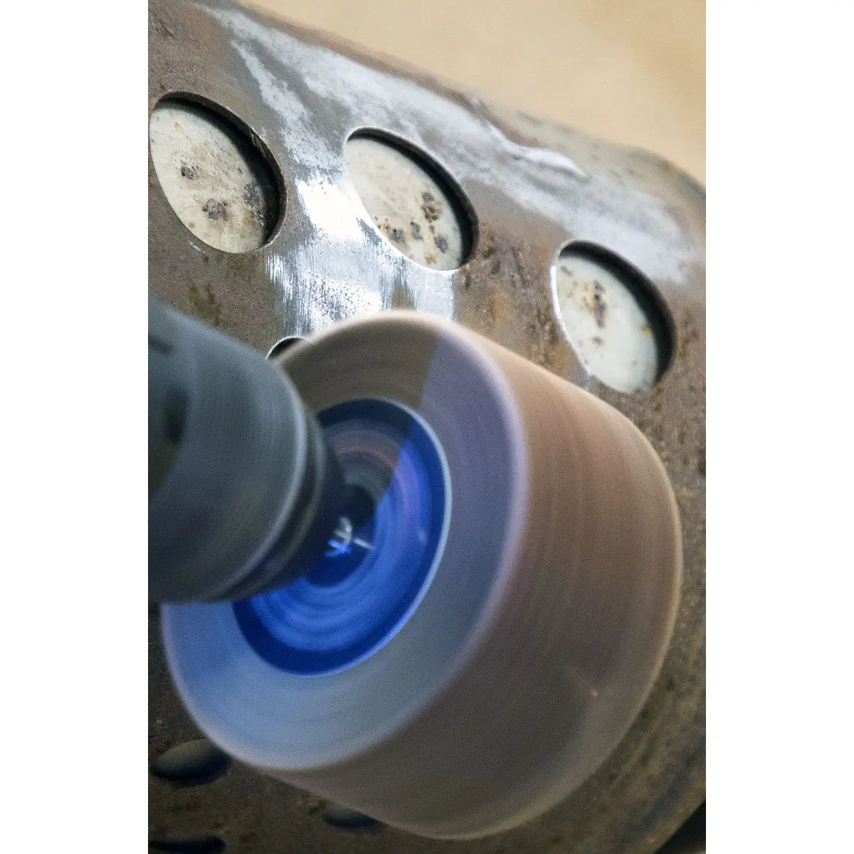 Sealey Abrasive Flap Wheel Ø80 x 40mm 80Grit Ø6mm Shaft - Pack of 5 - Image 5