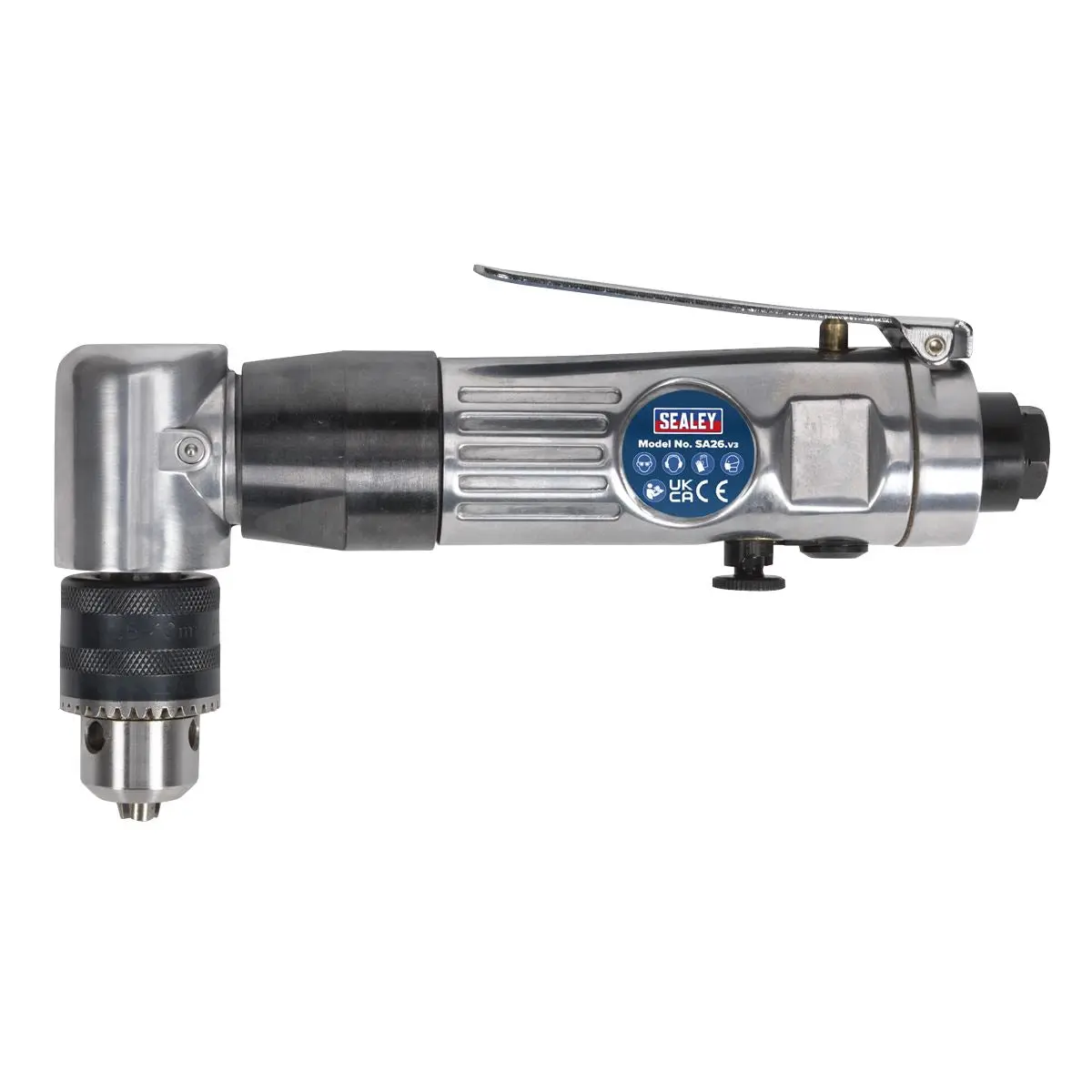 Sealey Air Angle Drill Ø10mm Reversible - Image 4