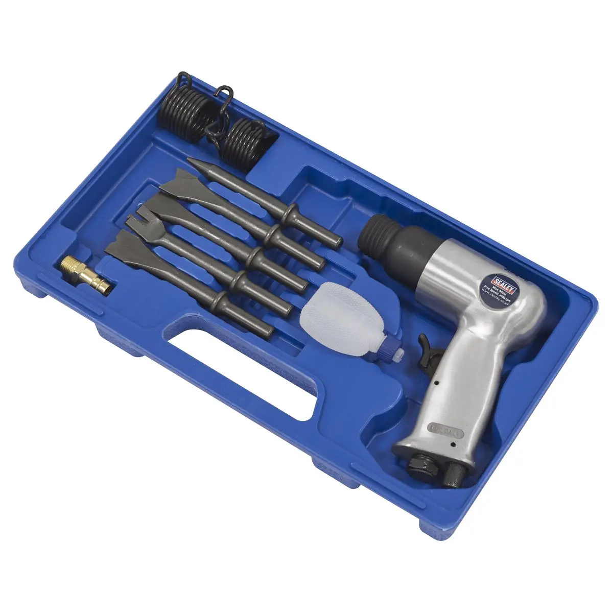 Sealey Air Hammer Kit with Chisels Medium Stroke - Image 5