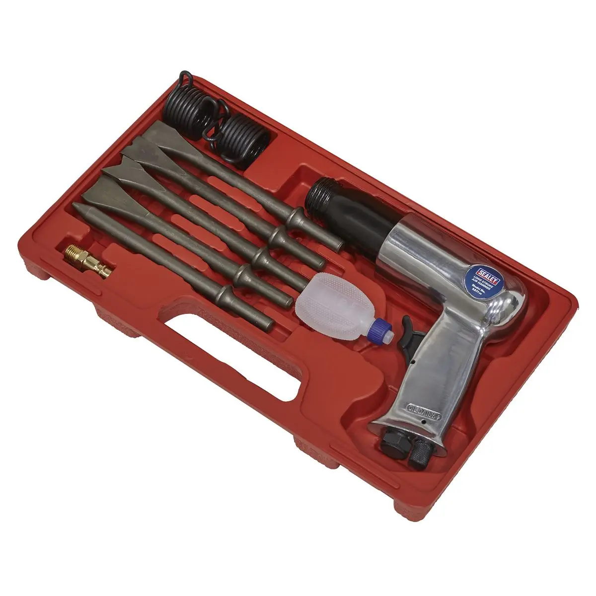 Sealey Air Hammer with Chisels Long Stroke Air Tool Workshop Garage - Image 5