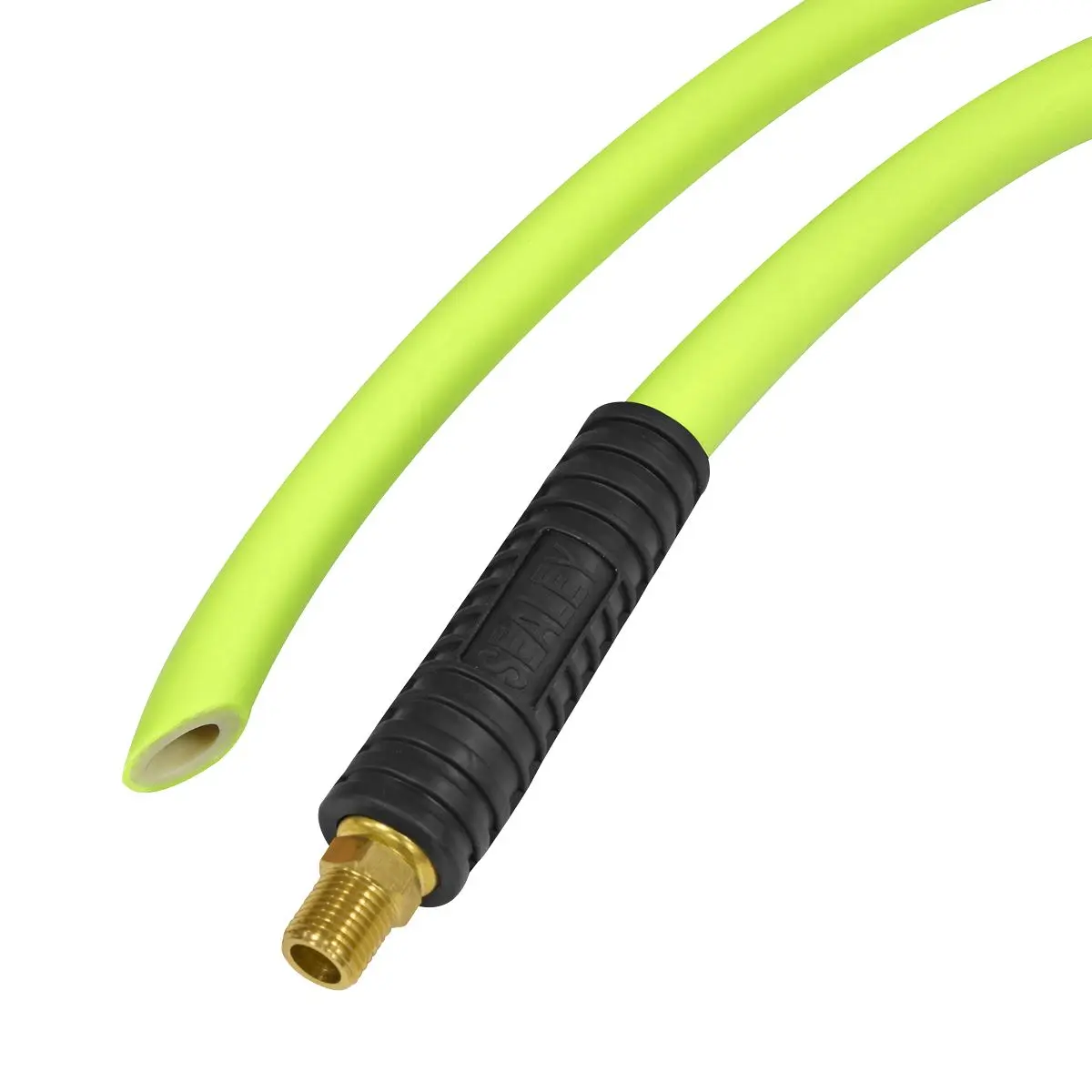 Sealey Air Hose 10m x Ø8mm Hybrid High-Visibility with 1/4"BSP Unions - Image 2
