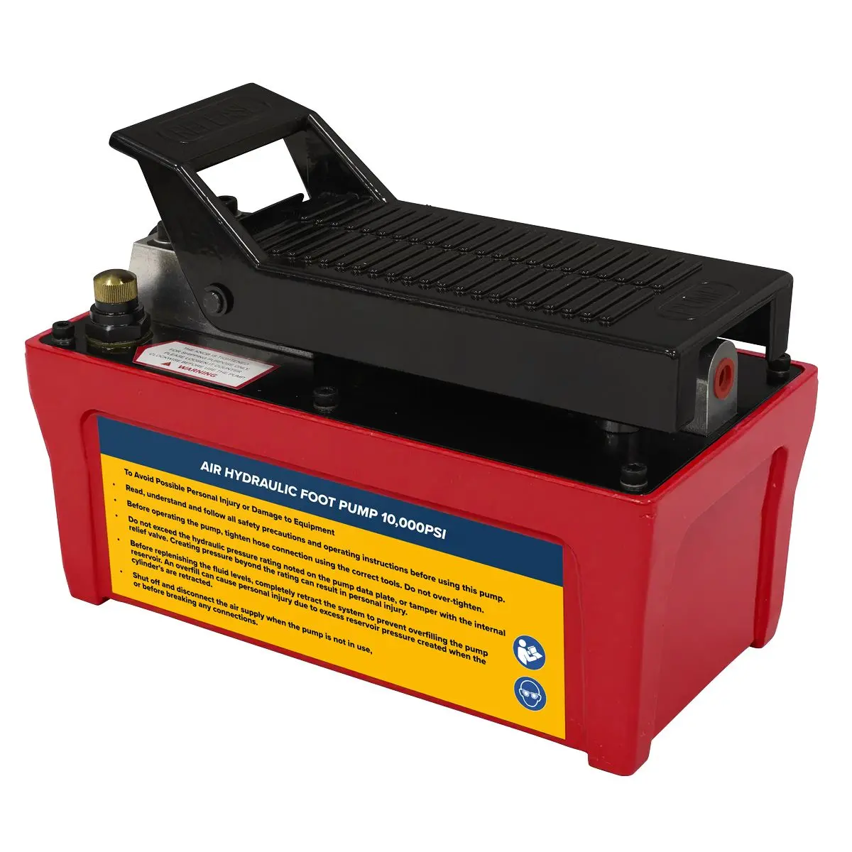 Sealey Air Hydraulic Foot Pump 10,000psi - Image 3