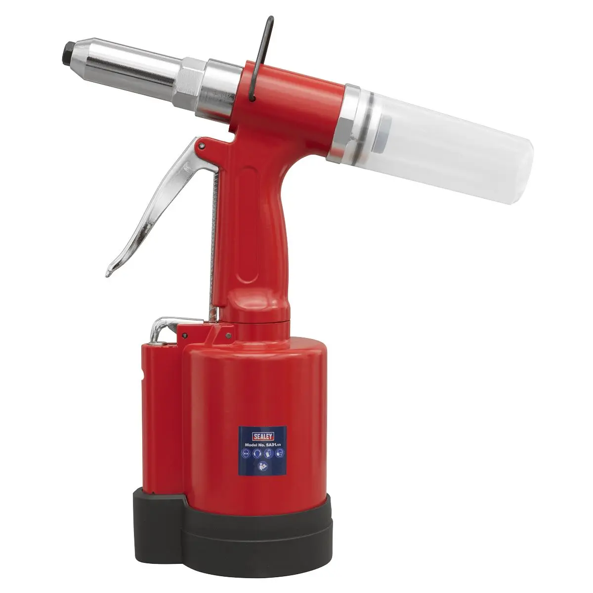 Sealey Air/Hydraulic Riveter 3/16" Steel Aluminium & Stainless Steel Rivets - Image 4