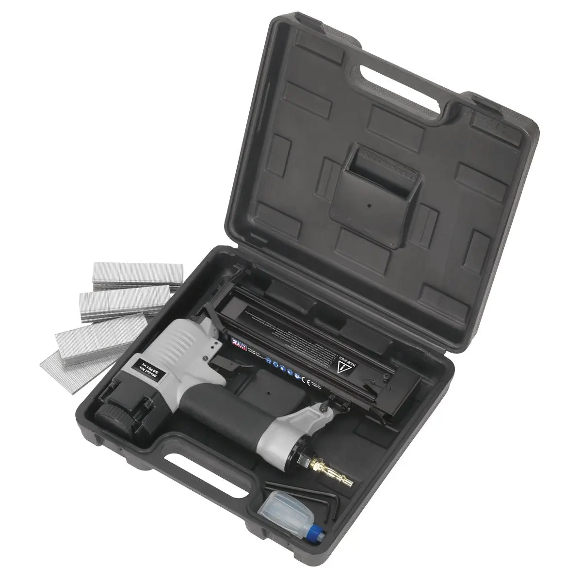 Sealey Air Nail Gun 15-50mm Capacity 1/4" BSP 18 Gauge Brad Nailer - Image 7