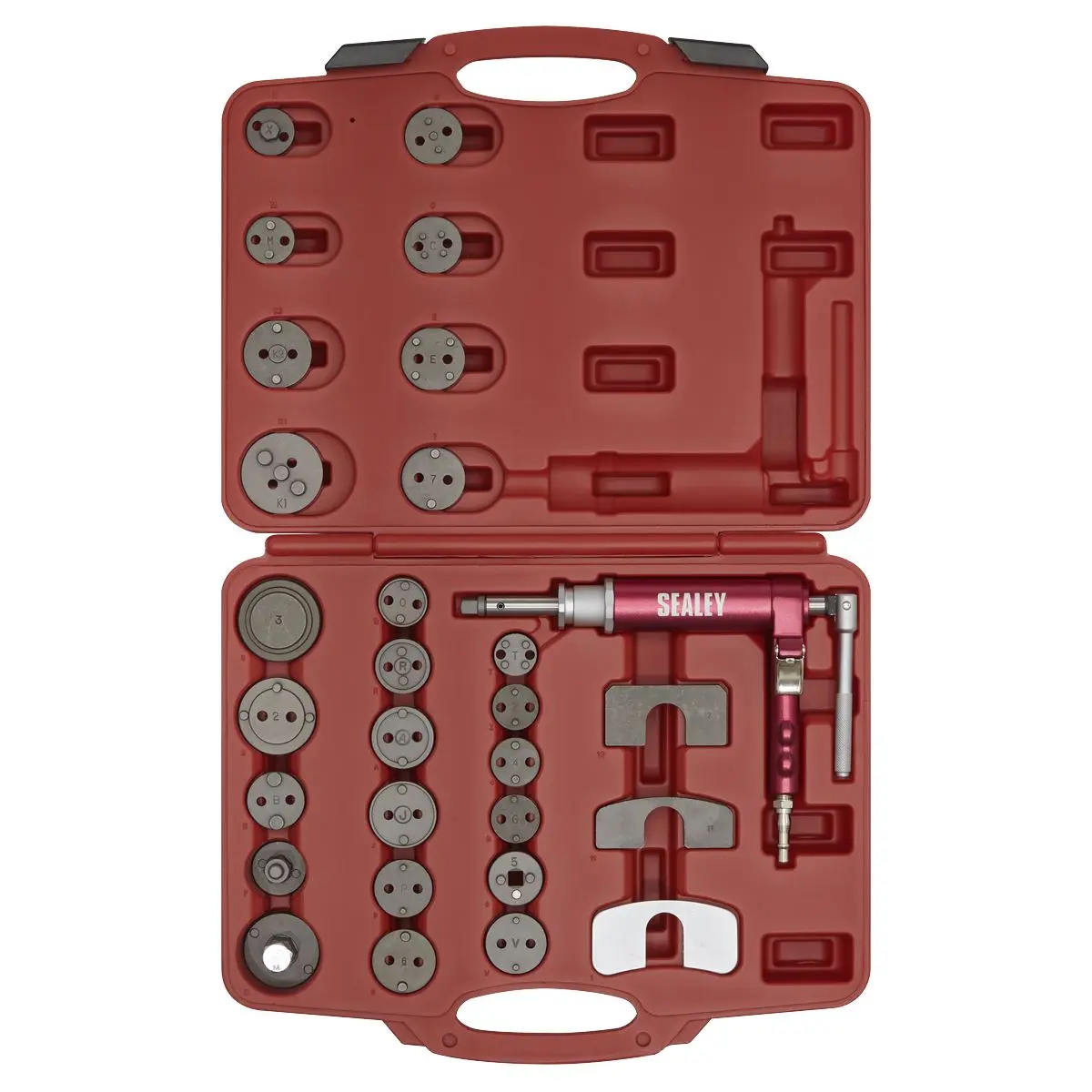 Sealey Air Operated Brake Piston Wind-Back Tool Kit 29pc - Image 3