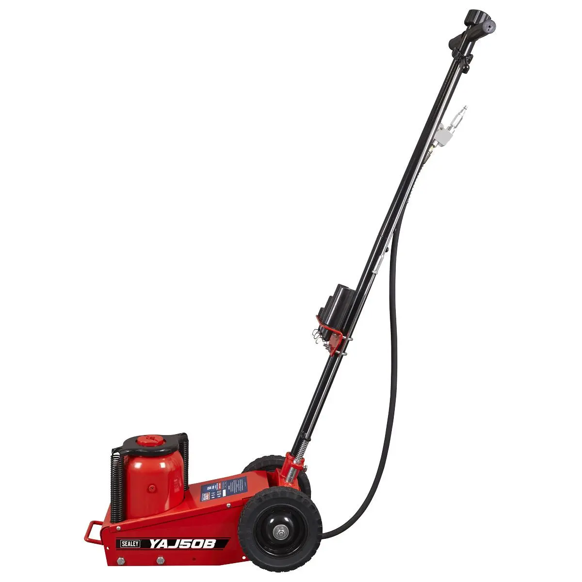 Sealey Air Operated Single Stage Trolley Jack 50 Tonne - Image 4