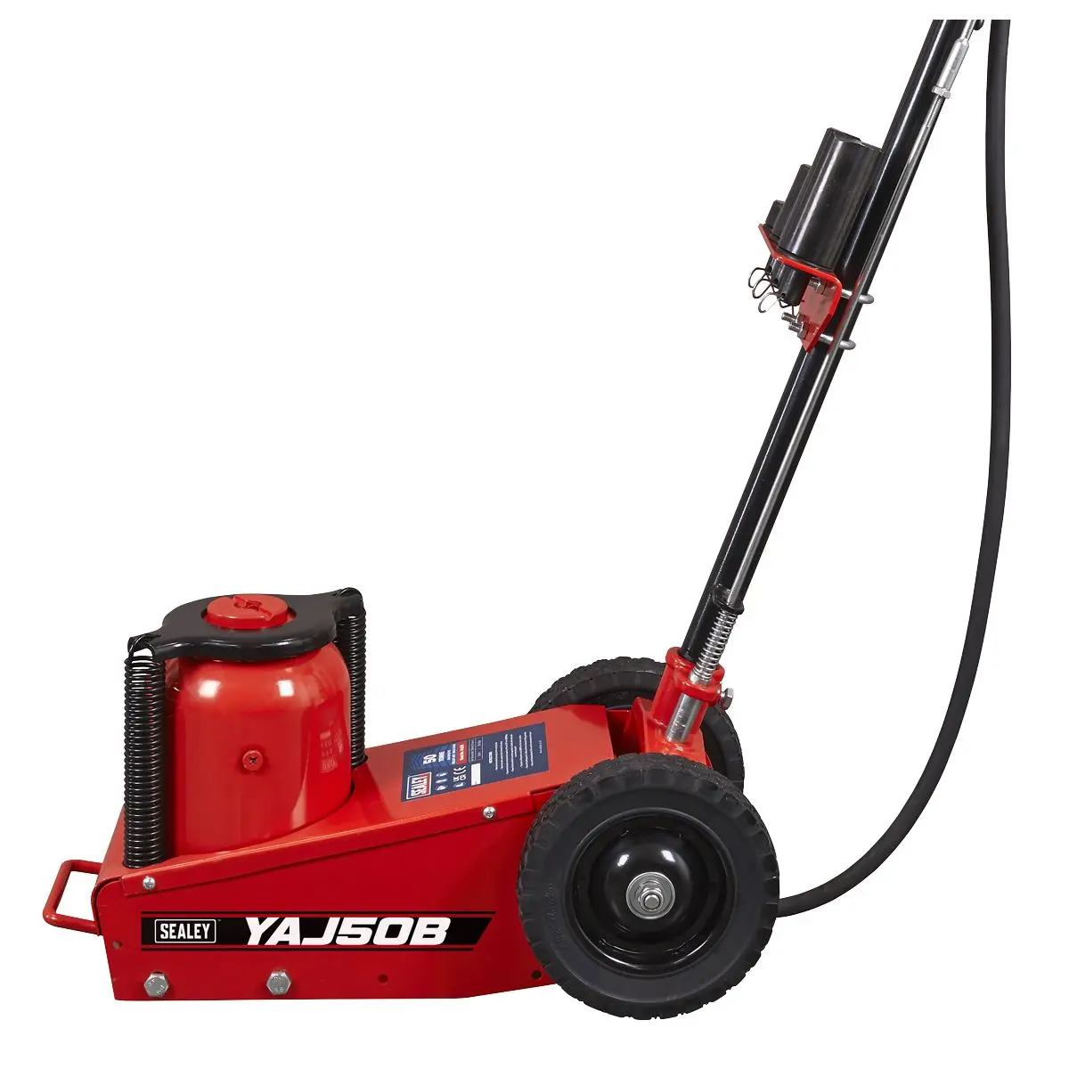 Sealey Air Operated Single Stage Trolley Jack 50 Tonne - Image 5