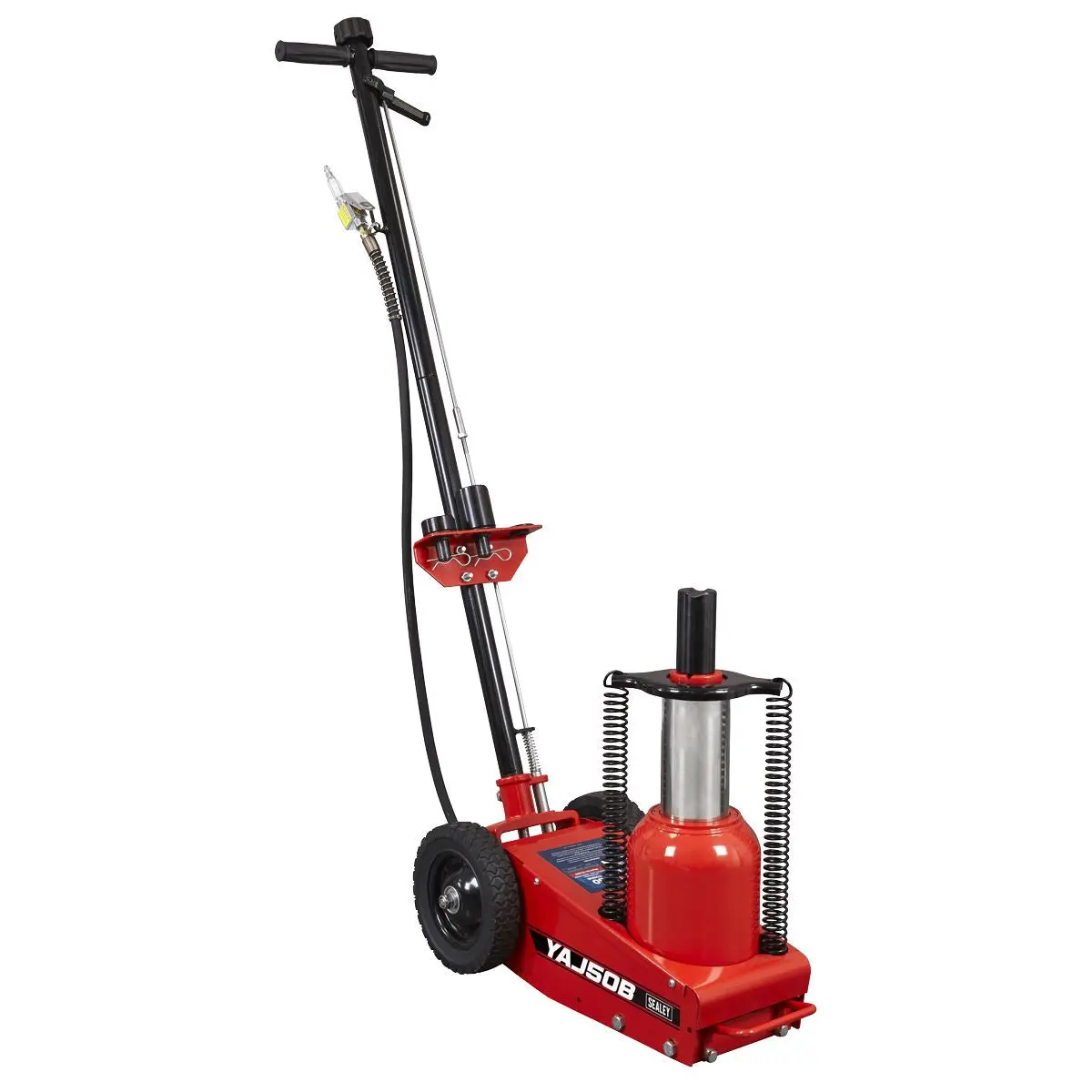 Sealey Air Operated Single Stage Trolley Jack 50 Tonne - Image 6