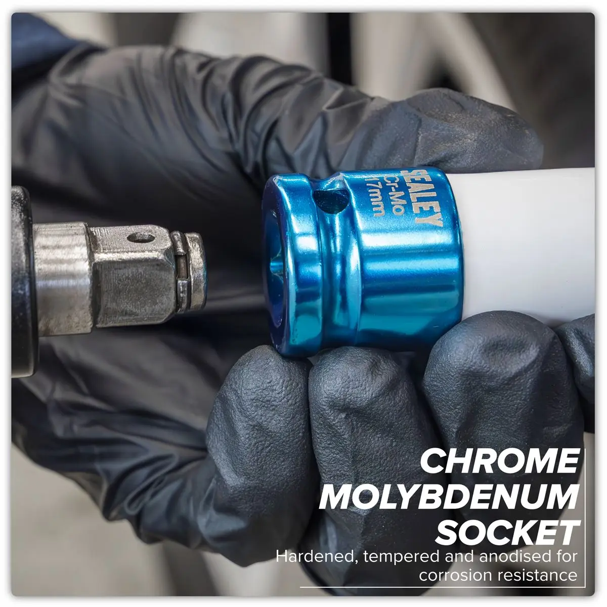 Sealey Alloy Wheel Impact Socket 1/2"Sq Drive 17mm - Image 5