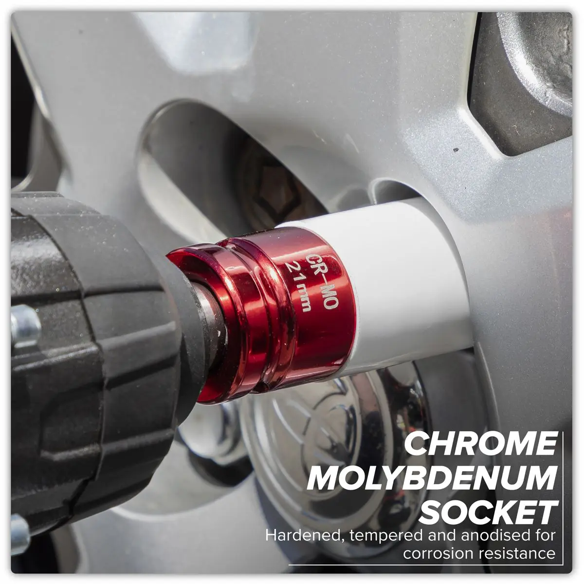 Sealey Alloy Wheel Impact Socket 1/2"Sq Drive 21mm - Image 5