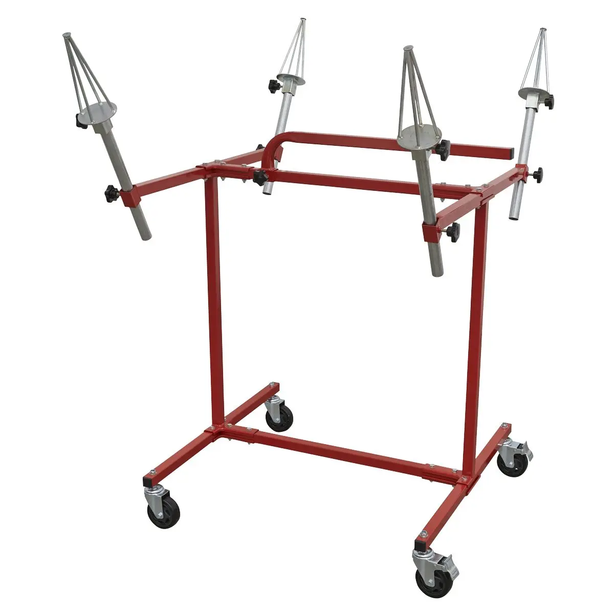 Sealey Alloy Wheel Painting/Repair Stand - 4 Wheel Capacity - Image 2