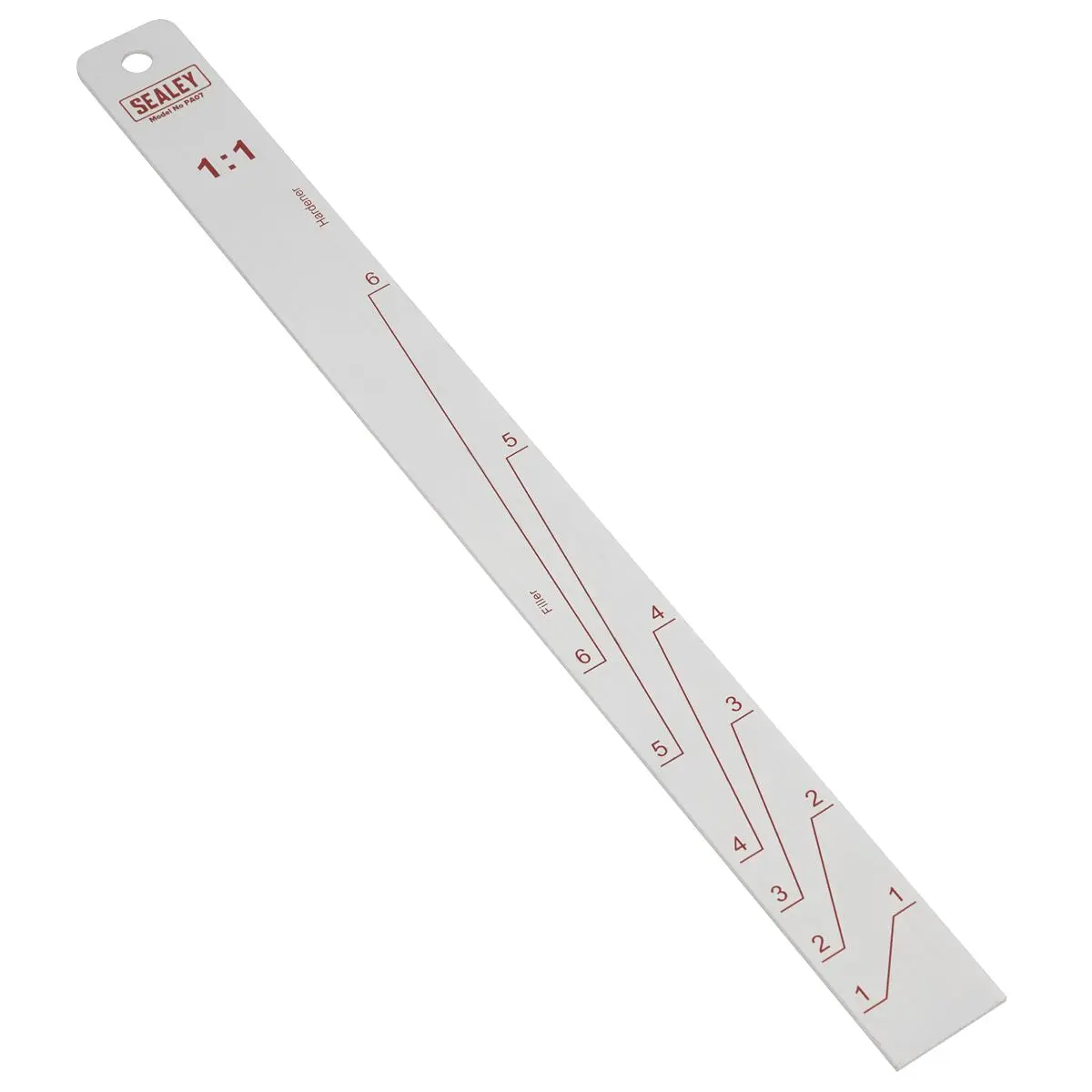 Sealey Aluminium Paint Measuring Stick 1:1/3:1 - Image 4