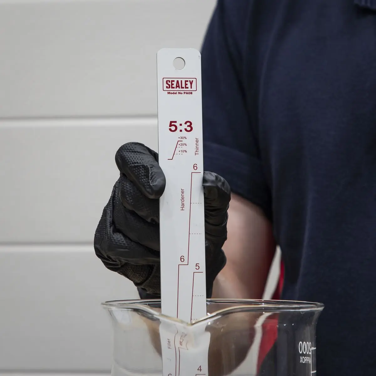 Sealey Aluminium Paint Measuring Stick 5:1/5:3 - Image 5
