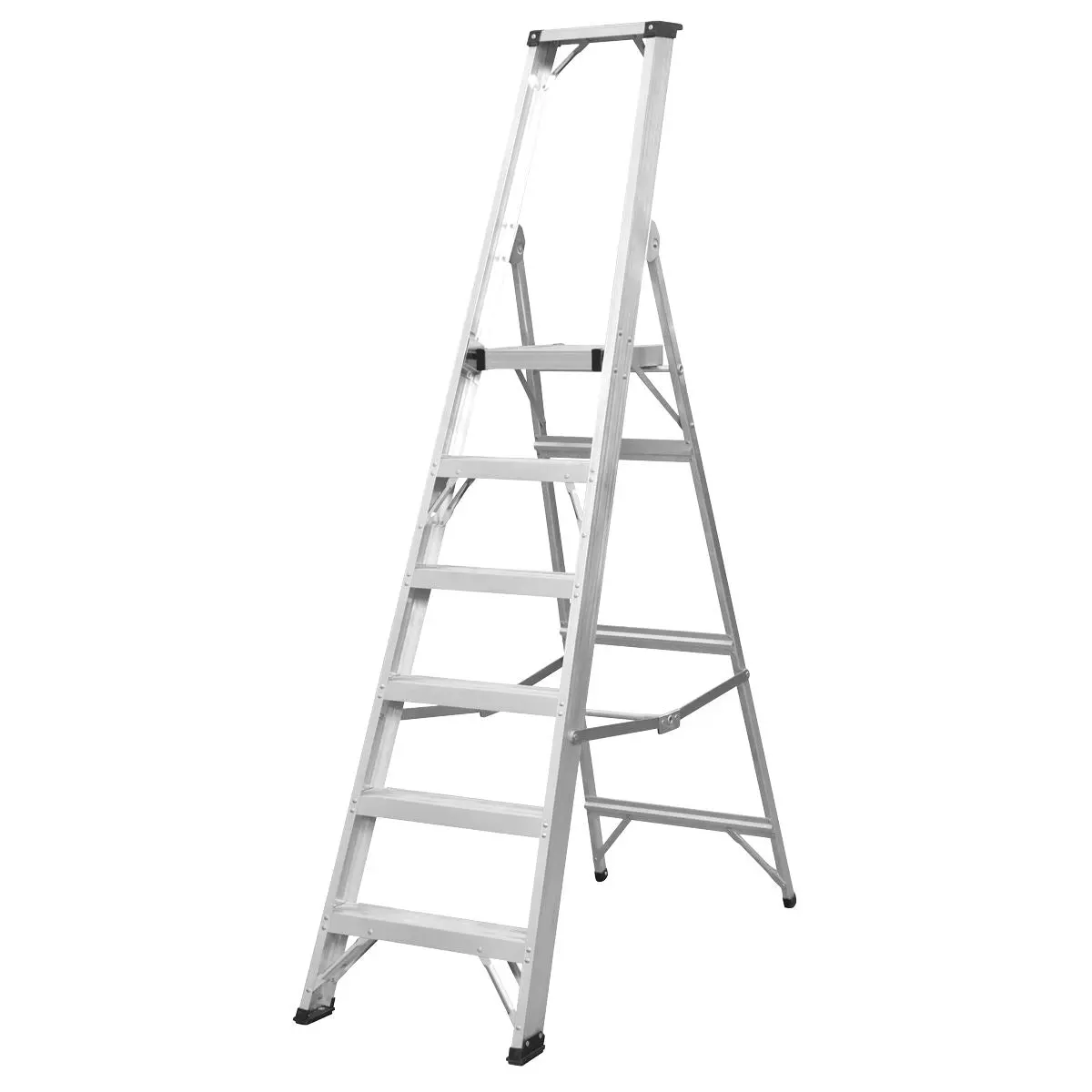 Sealey Aluminium Step Ladder 6-Tread Industrial BS EN 131 - Image 11