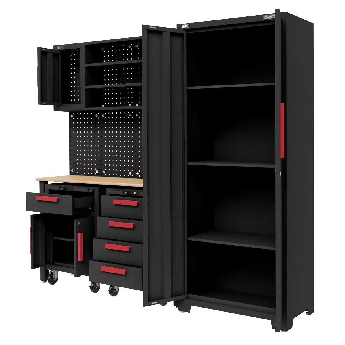 Sealey American Pro Complete Garage Storage System with Mobile Trolley x 2 - Image 6