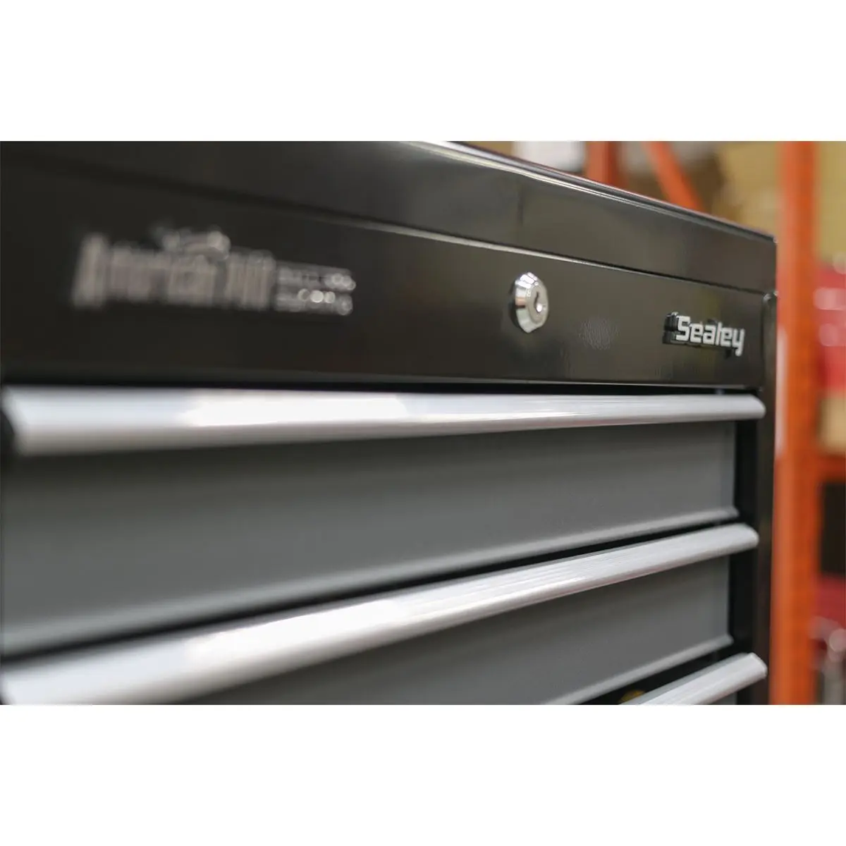 Sealey American Pro Tool Chest Combination 16 Drawer with Ball-Bearing Slides - Black/Grey - Image 8