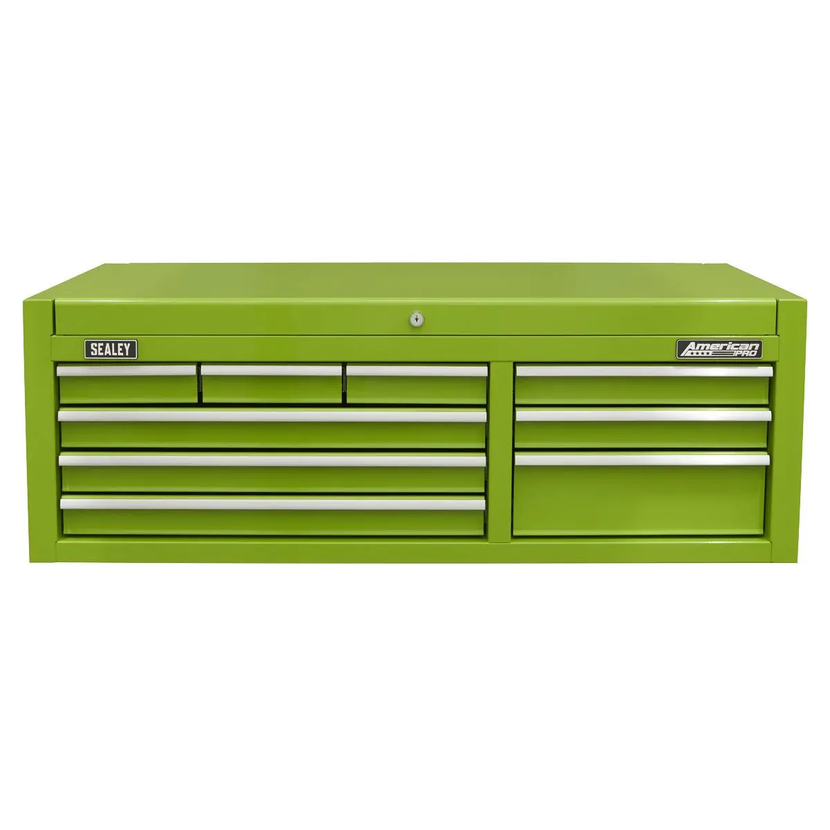 Sealey American Pro Topchest 9 Drawer with Ball Bearing Slides - Green - Image 6