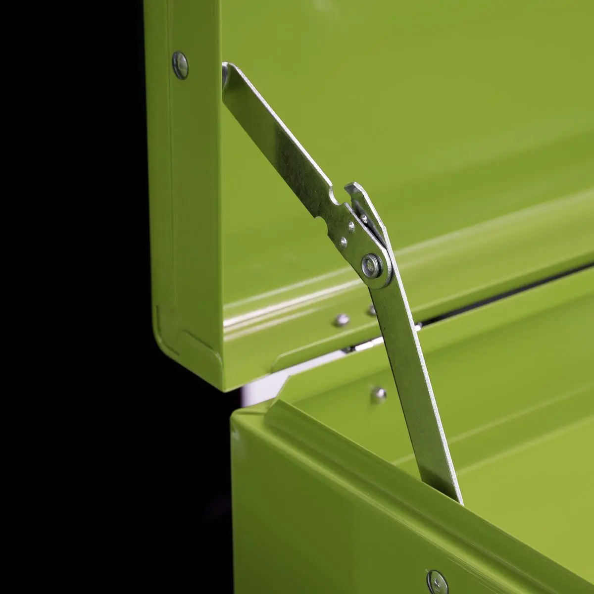 Sealey American Pro Topchest, Mid-Box Tool Chest & Rollcab 9 Drawer Stack - Green - Image 5