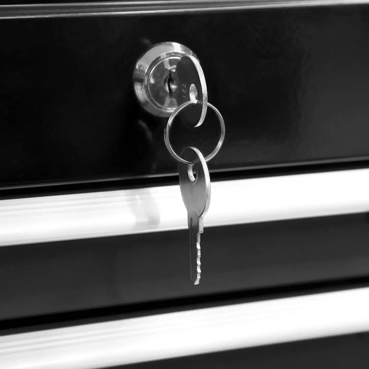 Sealey American Pro Topchest & Rollcab Combination 6 Drawer with Ball-Bearing Slides - Black - Image 4