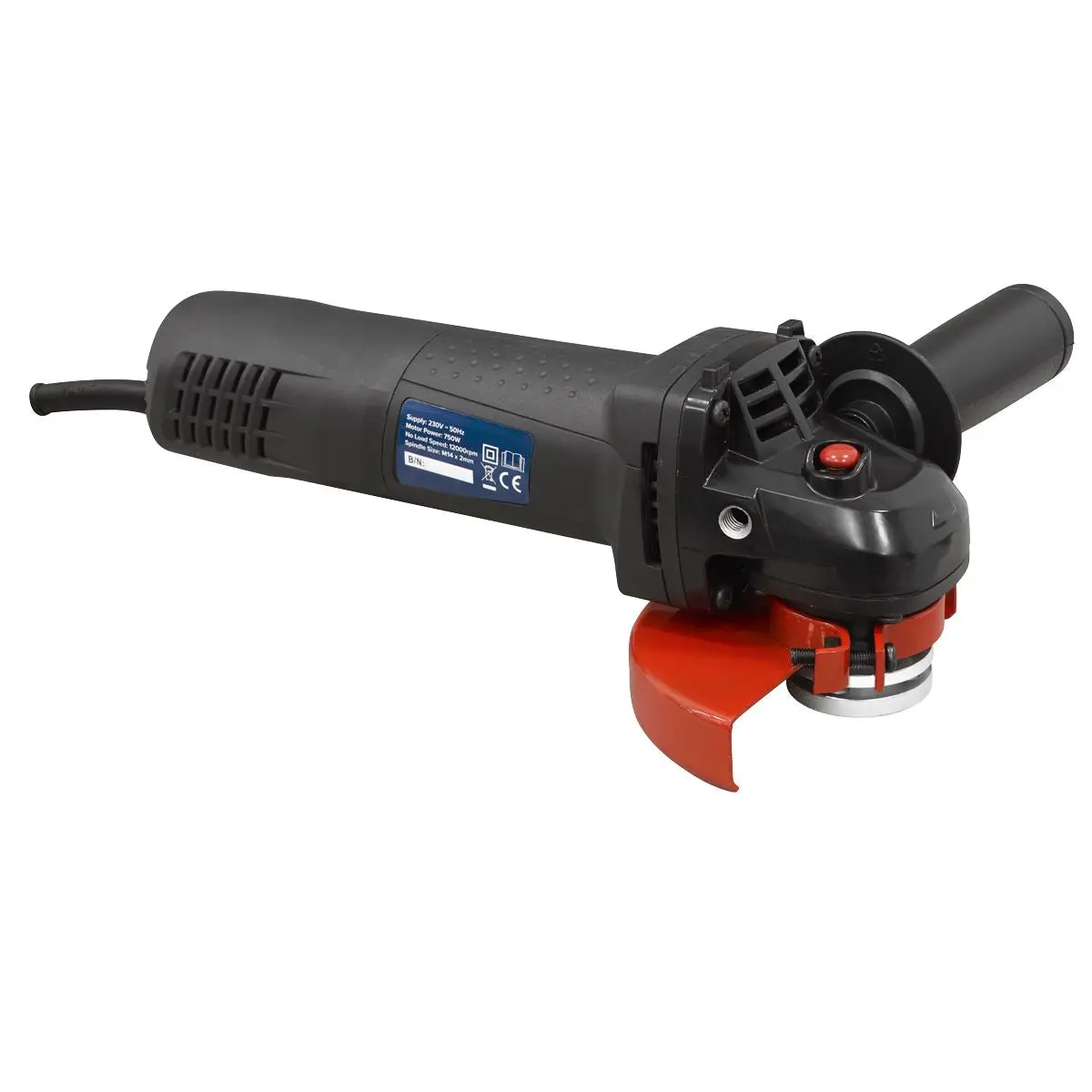 Sealey Angle Grinder Ø115mm 750W/230V Slim Body - Image 3