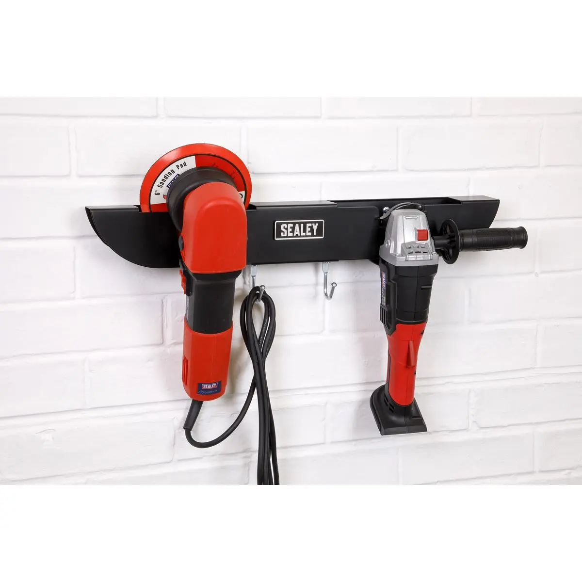 Sealey Angle Grinder Storage Rack 2-Bay - Image 4